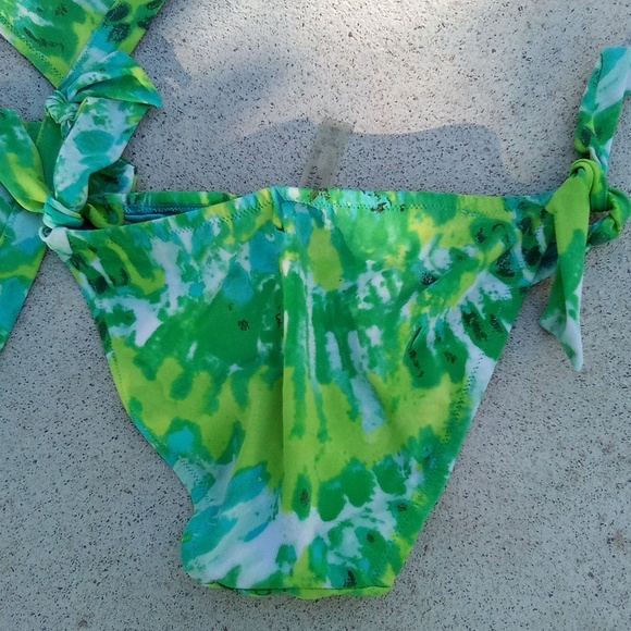 Victoria's Secret Neon Yellow Green Blue Bikini - Picture 4 of 16